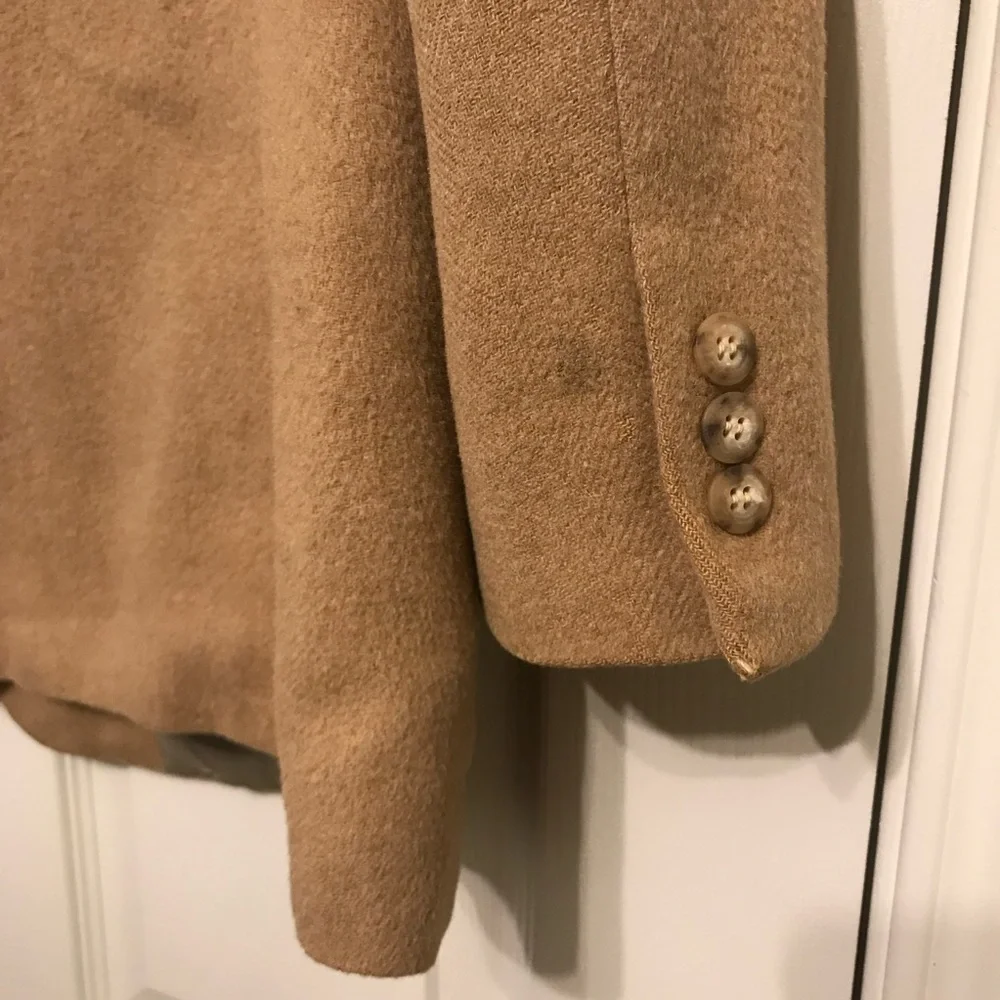 CHRISTIAN DIOR MONSIEUR Vintage Camel Hair Blazer Jacket